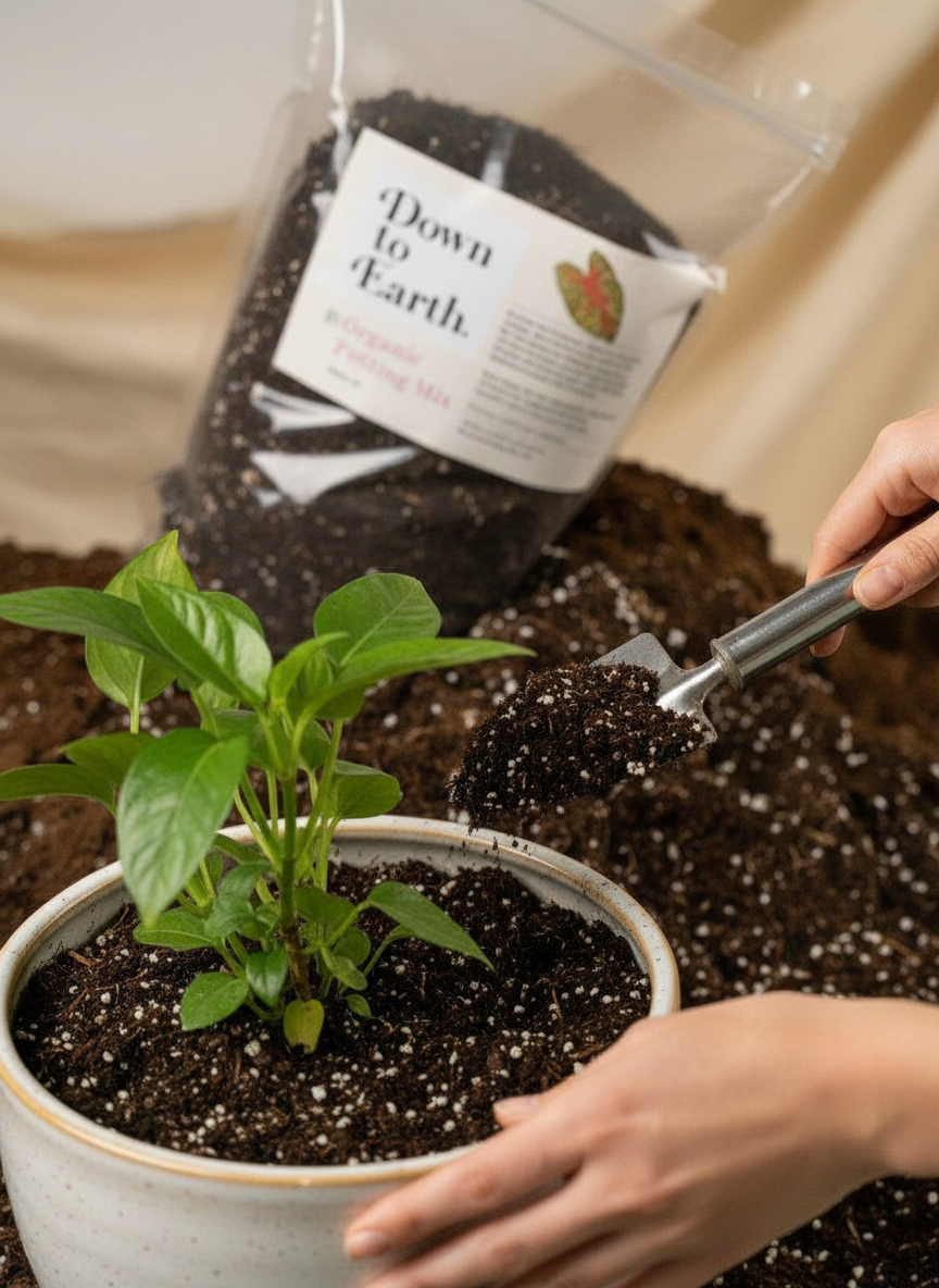 buy potting mix online Down To Earth 01 Organic Potting Mix SG