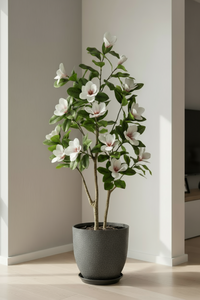 Magnolia Flower Tree (Life-like Artificial) - Potted plant -  Tumbleweed Plants
