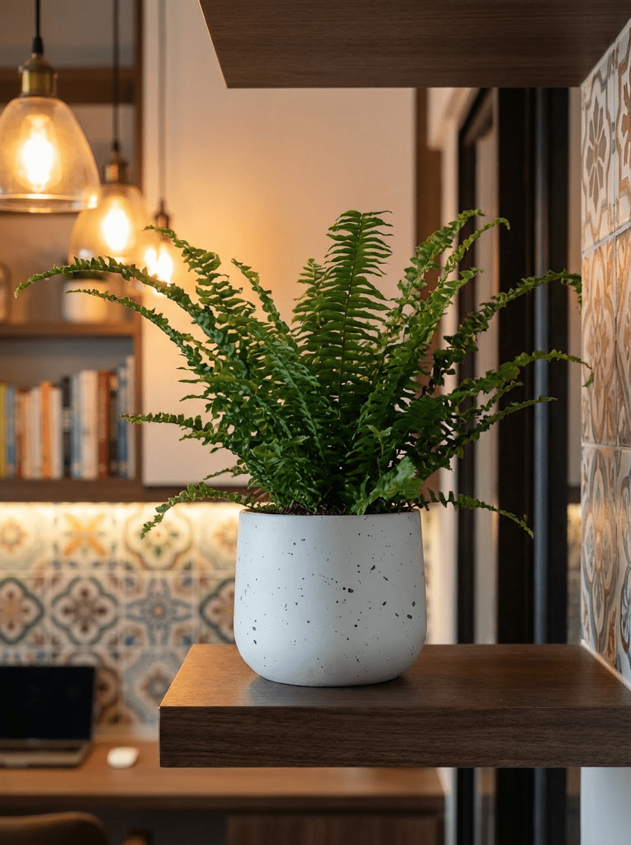 Boston Fern Plant - Potted plant - POTT-BOST-GRW-5696 - Tumbleweed Plants - Online Plant Delivery Singapore