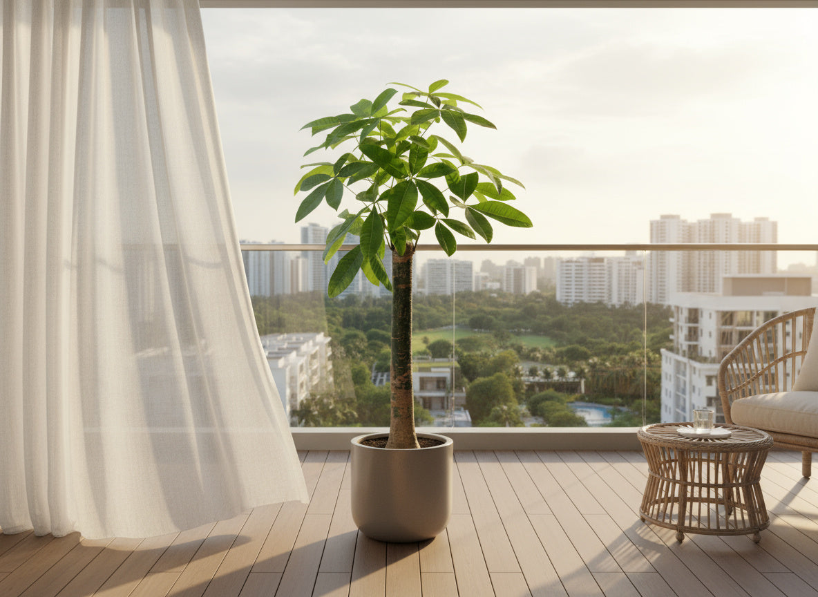 Money Tree - Single Trunk - Potted plant -  Tumbleweed Plants