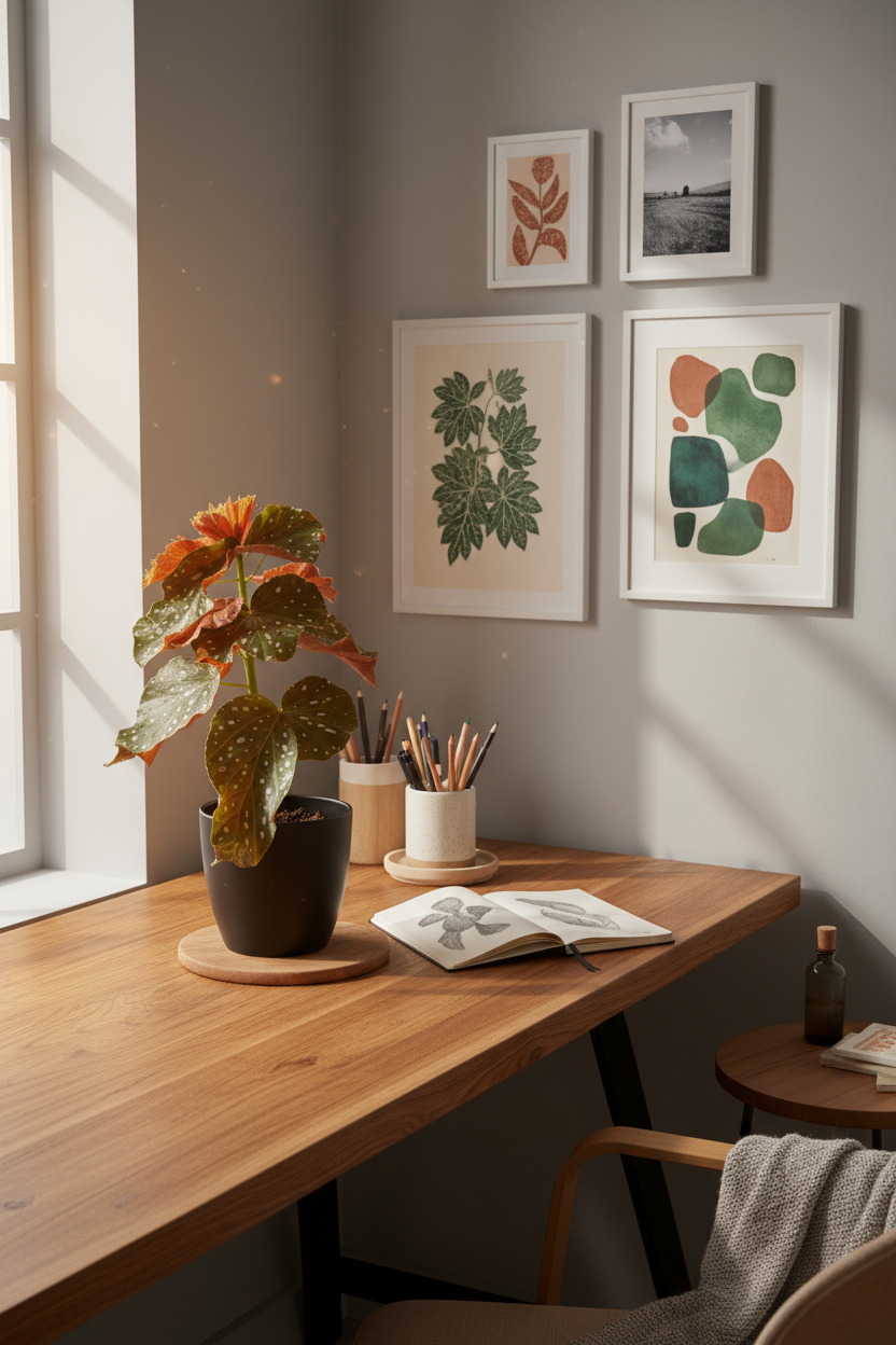 Polka Dot Begonia - Potted plant -  Tumbleweed Plants