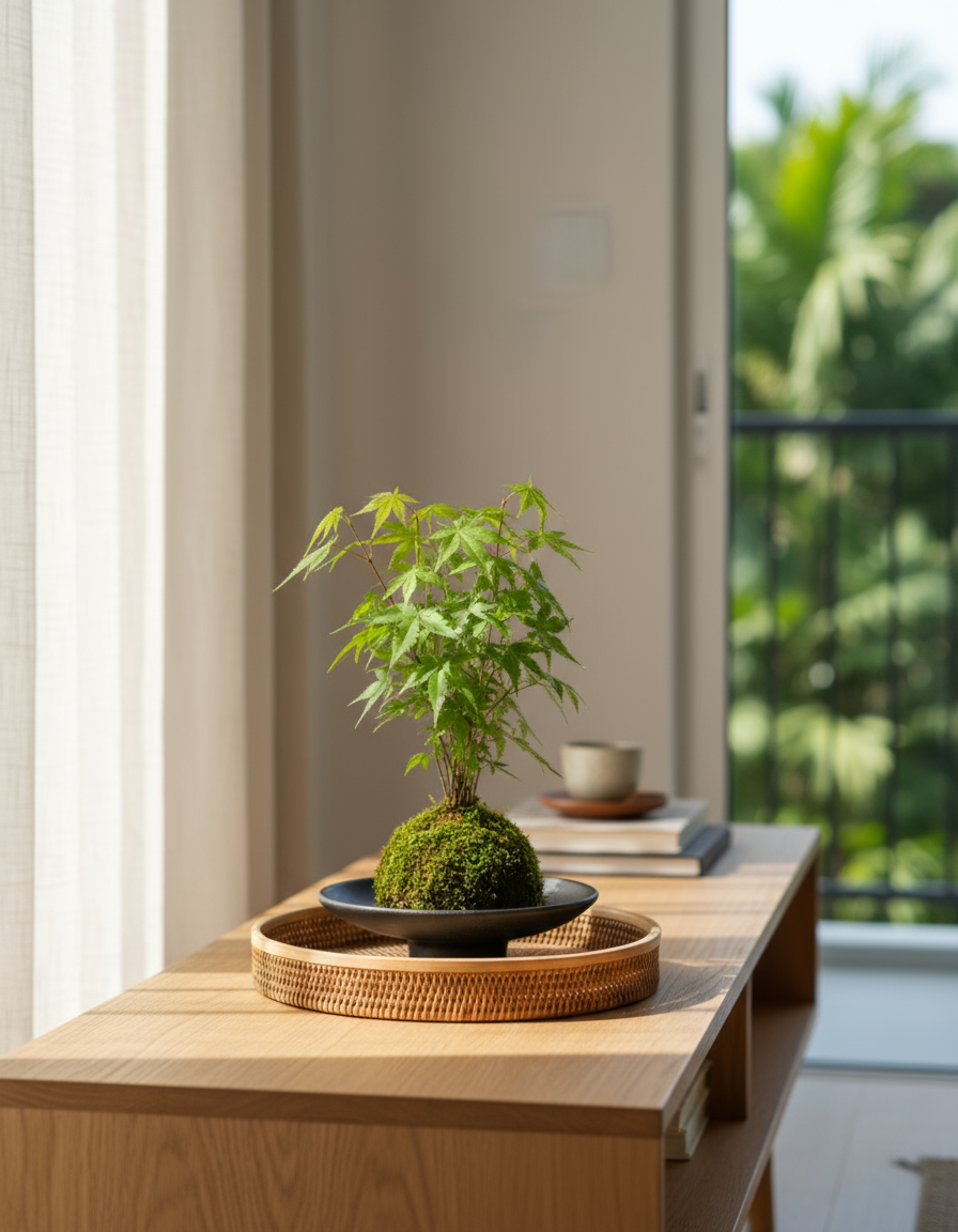 acer indoor plant Acer Palmatum Maple Kokedama (Japan)