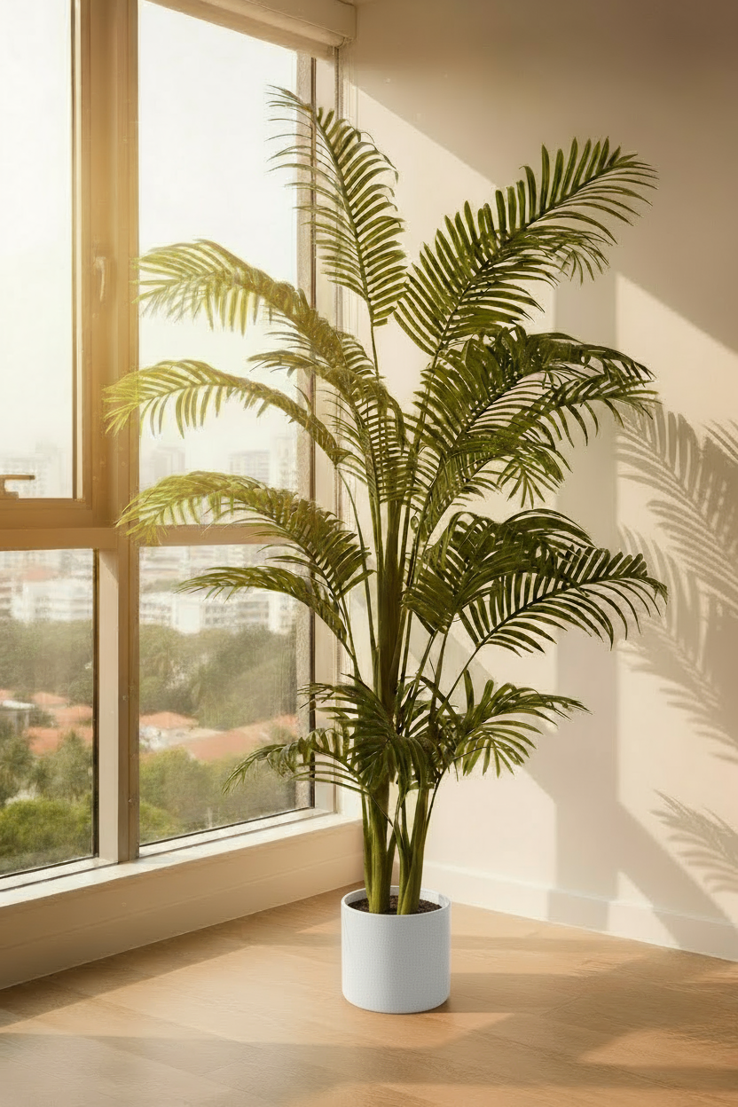 Bamboo Palm (Life-life Artificial) - Potted plant -  Tumbleweed Plants