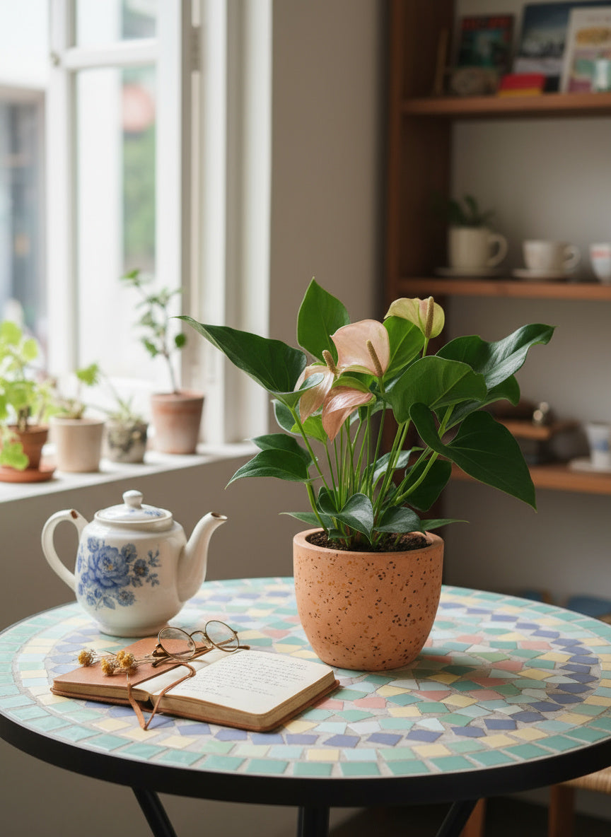 Anthurium Flamingo Pink - Potted plant -  Tumbleweed Plants