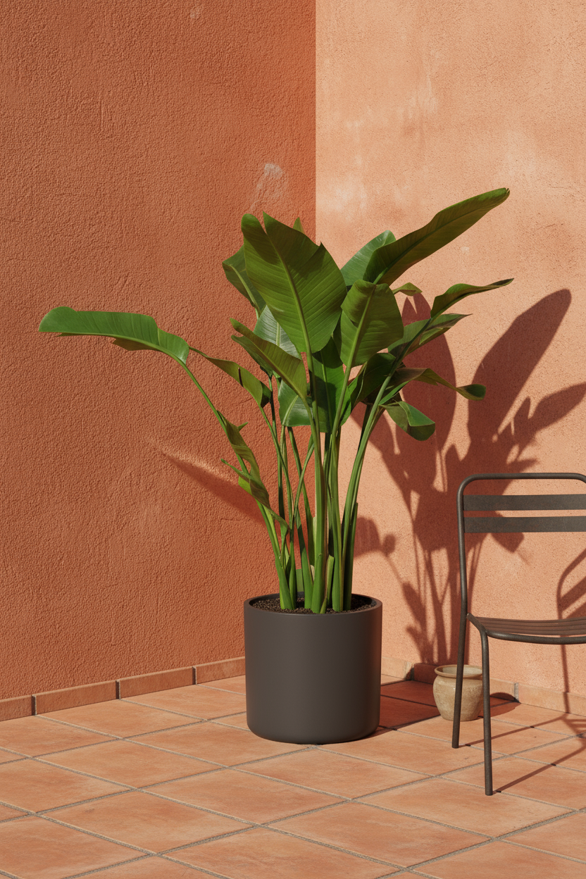 1 meter plant pots Large Tropical Bird of Paradise Plant (1.1-1.6m)