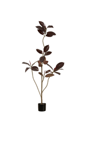 Black Diamond Rubber Tree (Life-like Artificial) - Potted plant -  Tumbleweed Plants