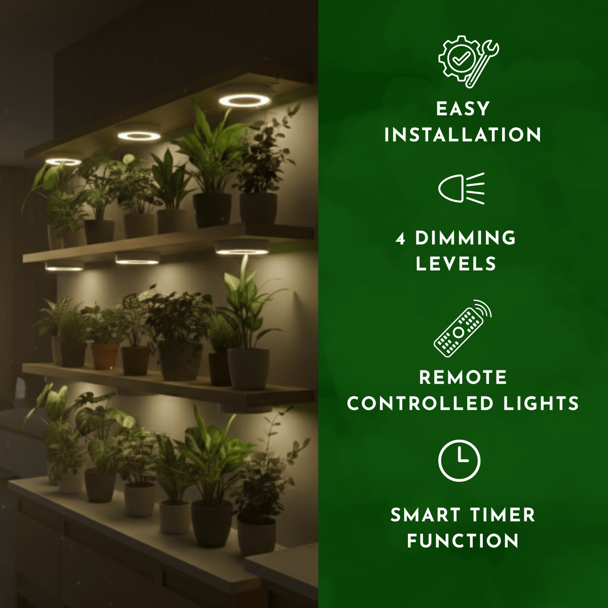 HALO Shelves Plant Lights - Plant Lights - 5469656512121 - Tumbleweed Plants - Online Plant Delivery Singapore