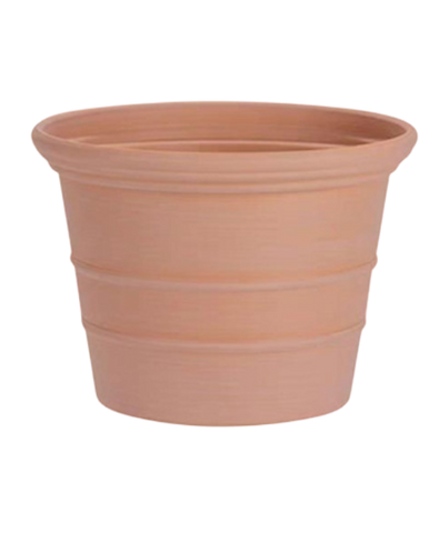 Terra Airstone Pots - Large - 23cm / white terracotta colour