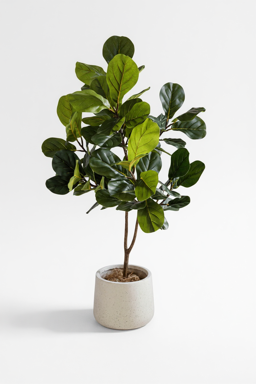 Fiddle-leaf Fig (Life-like Artificial) - Potted plant -  Tumbleweed Plants
