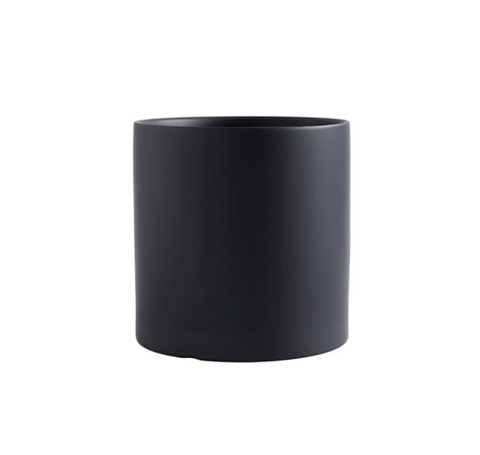 Cylinder Pot - Small - 11cm / black