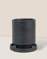 Tall Astra Pot (8.5cm) - black - Pot - Tumbleweed Plants - Online Plant Delivery Singapore