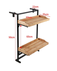 SunnySteps Balcony Racks - Hanging Planters -  Tumbleweed Plants