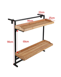 SunnySteps Balcony Racks - Hanging Planters -  Tumbleweed Plants