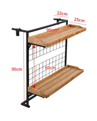 SunnySteps Balcony Racks - Hanging Planters -  Tumbleweed Plants