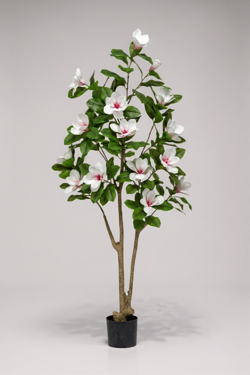 Magnolia Flower Tree (Life-like Artificial) - Potted plant -  Tumbleweed Plants