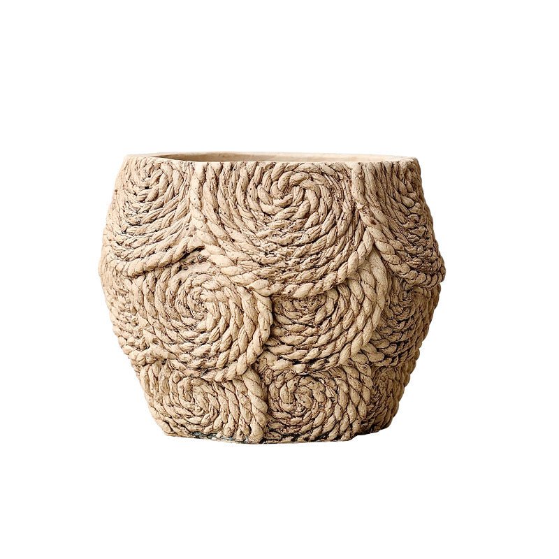 WeaveStone Pot - Medium - Planter - 5746269720536 - Tumbleweed Plants - Online Plant Delivery Singapore