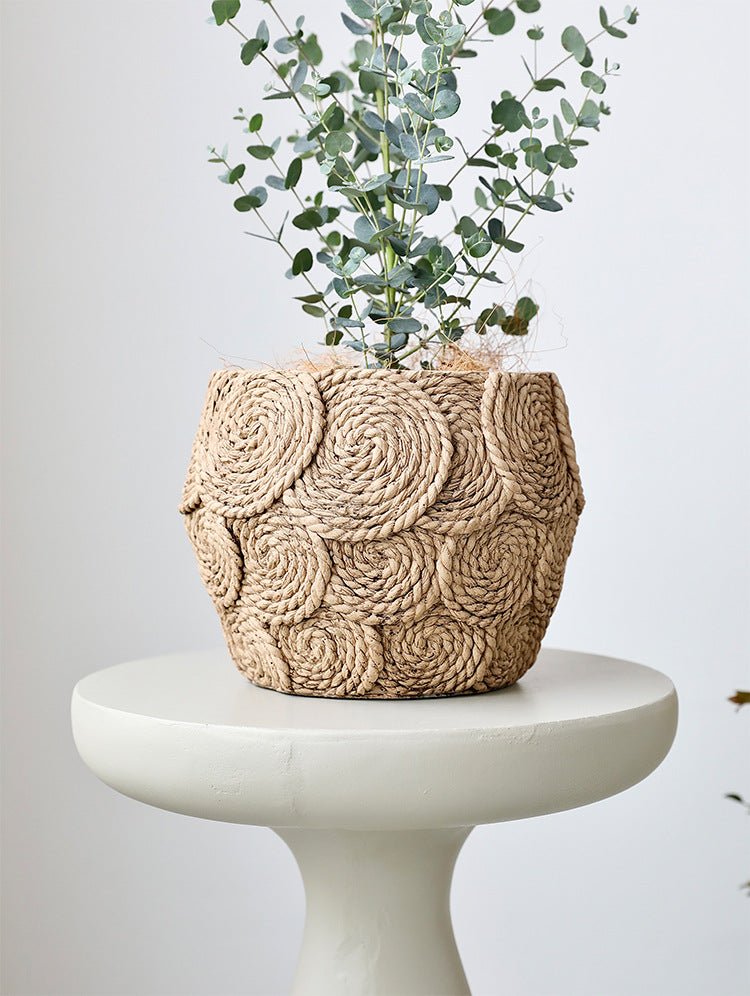 WeaveStone Pot - Medium - Planter - 5746269720536 - Tumbleweed Plants - Online Plant Delivery Singapore