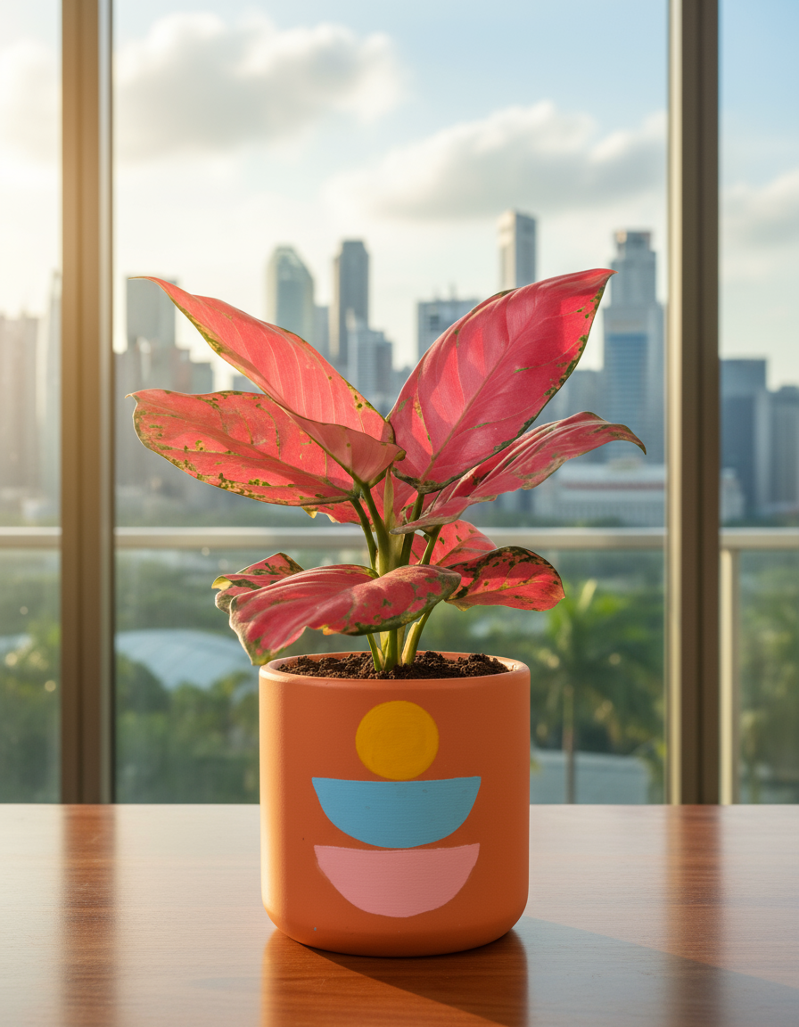 best pot for aglaonema Buy Best Aglaonema Red (Green Stem) Plant