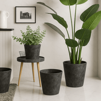 AirStone V Pot - XL - Pots - POTS - XLAI - BLCXTR - 6603 - Tumbleweed Plants - Online Plant Delivery Singapore