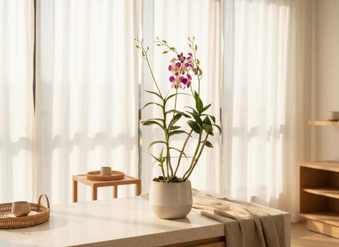 Dendrobium Orchid - Potted plant - GIFT-DEND-3606 - Tumbleweed Plants - Online Plant Delivery Singapore