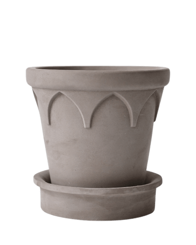Crown Planter - Dark Brown