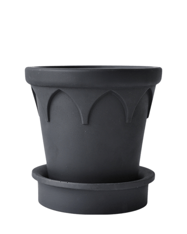 Crown Planter - Dark Grey