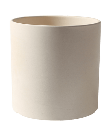Cylinder Pot - Small - 11cm / white terracotta