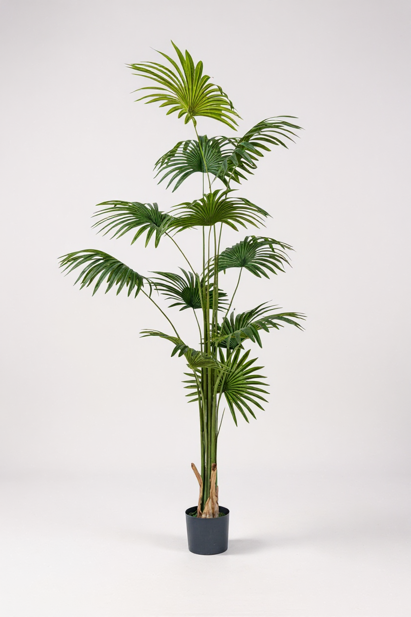 Bamboo Palm (Life-life Artificial) - Potted plant -  Tumbleweed Plants