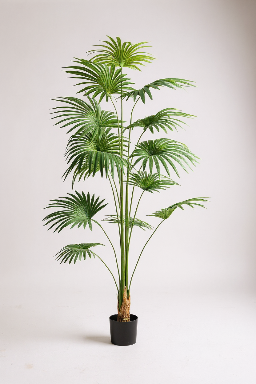 Bamboo Palm (Life-life Artificial) - Potted plant -  Tumbleweed Plants