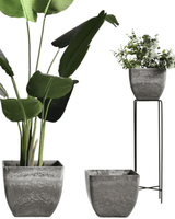 Airstone Cube Pots - Large