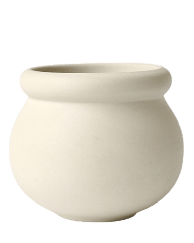Marbelle Orb Planter - White