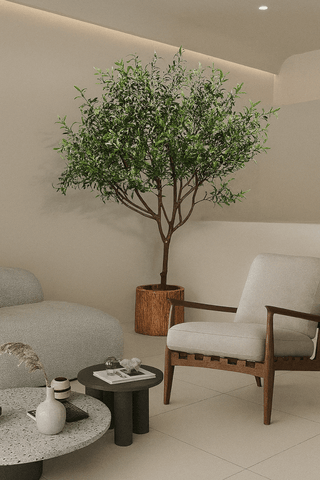 Olive Tree - Real-Trunk Artificial
