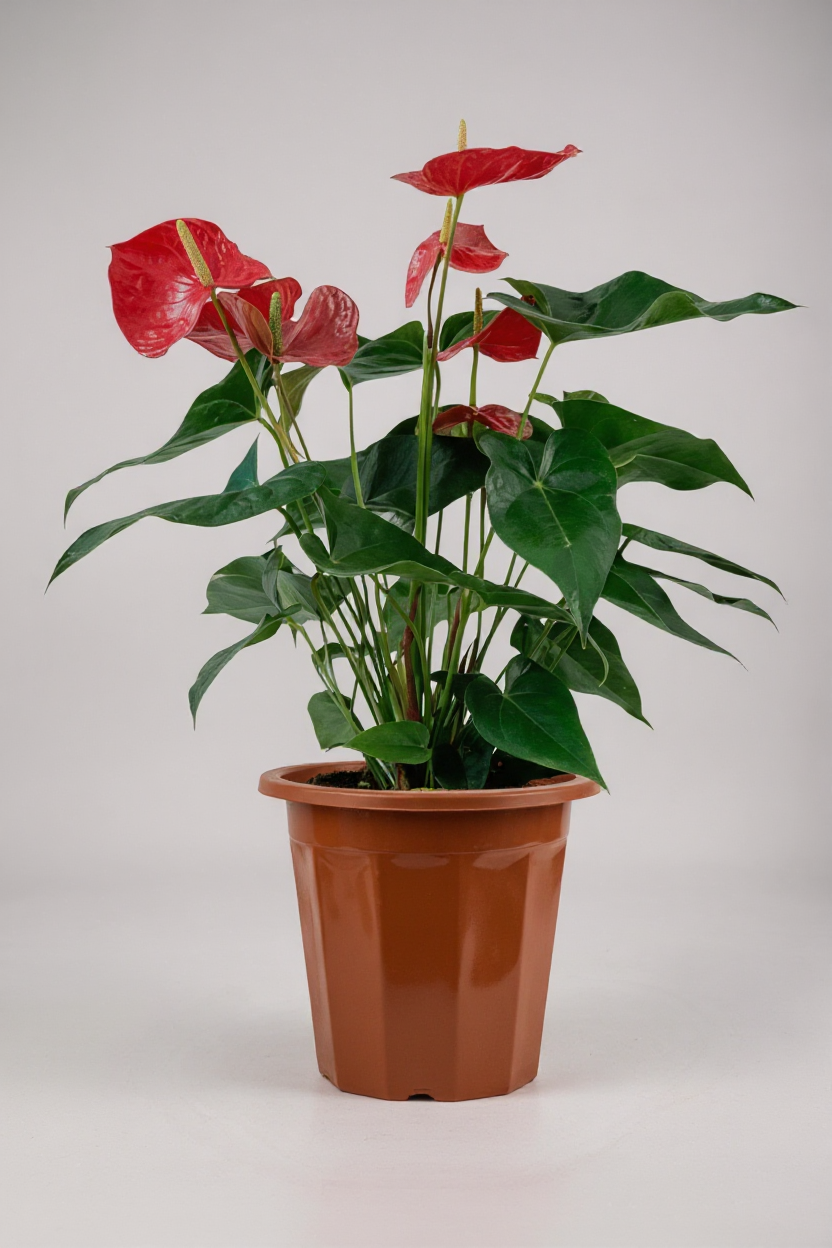 Anthurium Flamingo Red Tall - Potted plant -  Tumbleweed Plants