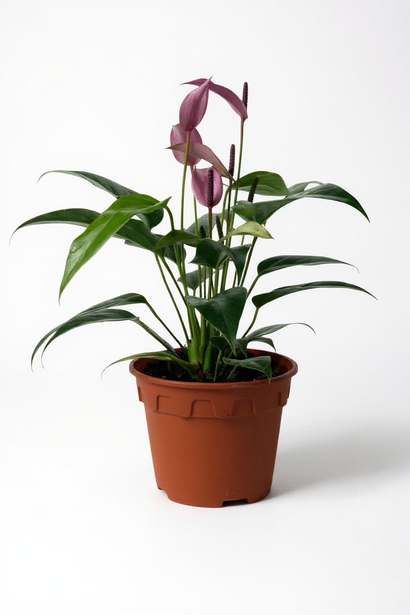 Anthurium Andraeanum "Zizou purple" - Potted plant -  Tumbleweed Plants