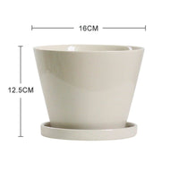 Retro Glazed Planter