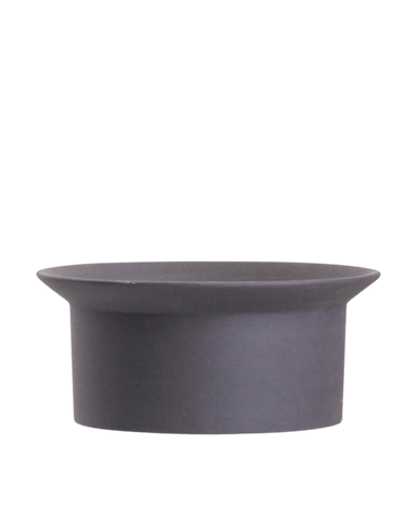Ripple Bowl Ceramic Planter - Gray
