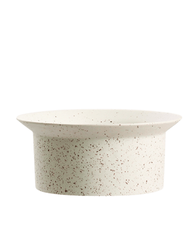 Ripple Bowl Ceramic Planter - Ink Dot