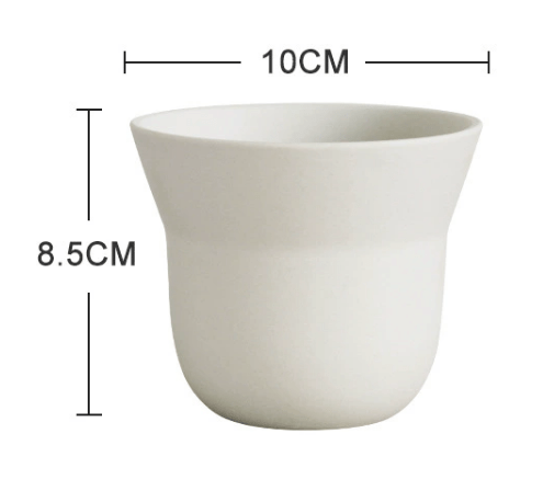 Ripple Cup Planter Mini - Pots - POTS - RIPP - WHT - 7281 - Tumbleweed Plants - Online Plant Delivery Singapore