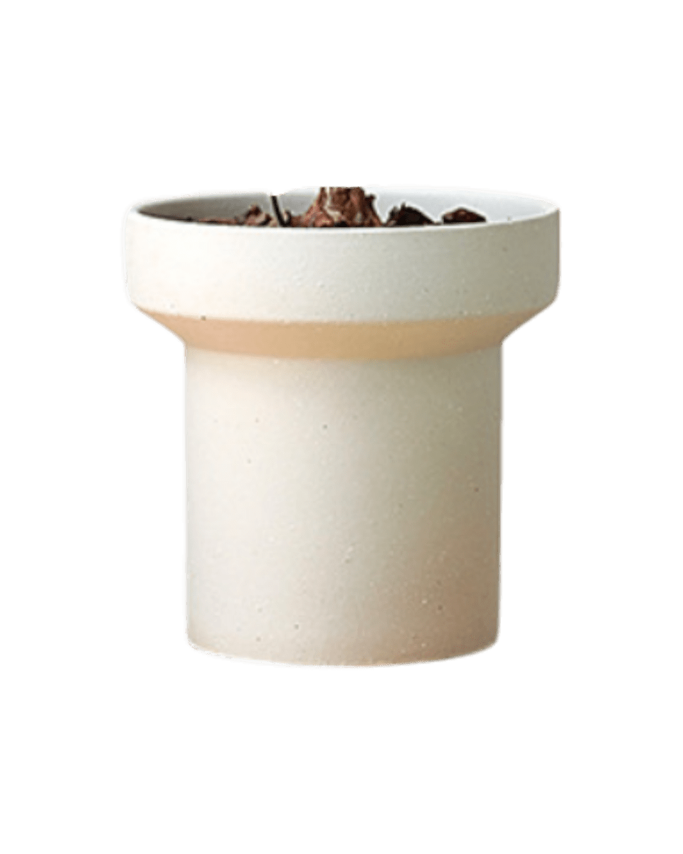 Ripple Duotone Pot - Pots - POTS - RIPP - WHT - 6715 - Tumbleweed Plants - Online Plant Delivery Singapore