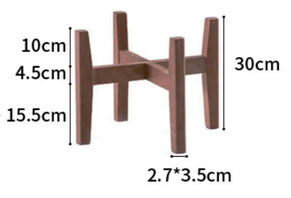 ROOTED Wooden Plant Stands - Plant Stand - PLAN - ROOT - STRWLNXLN - 6901 - Tumbleweed Plants - Online Plant Delivery Singapore