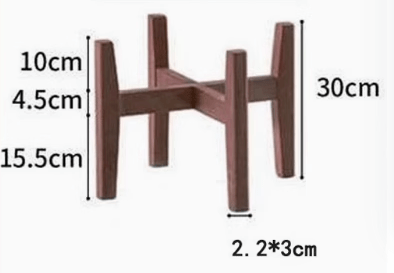 ROOTED Wooden Plant Stands - Plant Stand - PLAN - ROOT - STRWLNXLN - 6901 - Tumbleweed Plants - Online Plant Delivery Singapore
