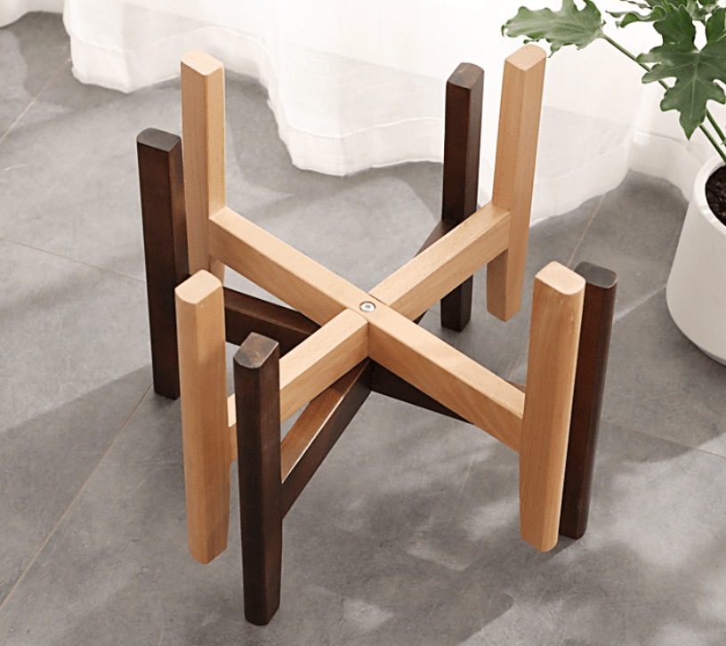 ROOTED Wooden Plant Stands - Plant Stand - PLAN - ROOT - STRWLNXLN - 6901 - Tumbleweed Plants - Online Plant Delivery Singapore