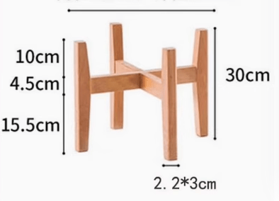 ROOTED Wooden Plant Stands - Plant Stand - PLAN - ROOT - STRWLNXLN - 6901 - Tumbleweed Plants - Online Plant Delivery Singapore