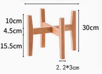 ROOTED Wooden Plant Stands - Plant Stand - PLAN - ROOT - STRWLNXLN - 6901 - Tumbleweed Plants - Online Plant Delivery Singapore