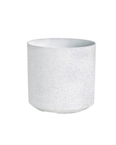 Stria Cylinder Pots - XL - 38cm / White