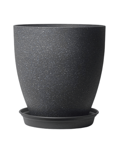 Stria Egg Pots - XXL - 46cm / Dark grey