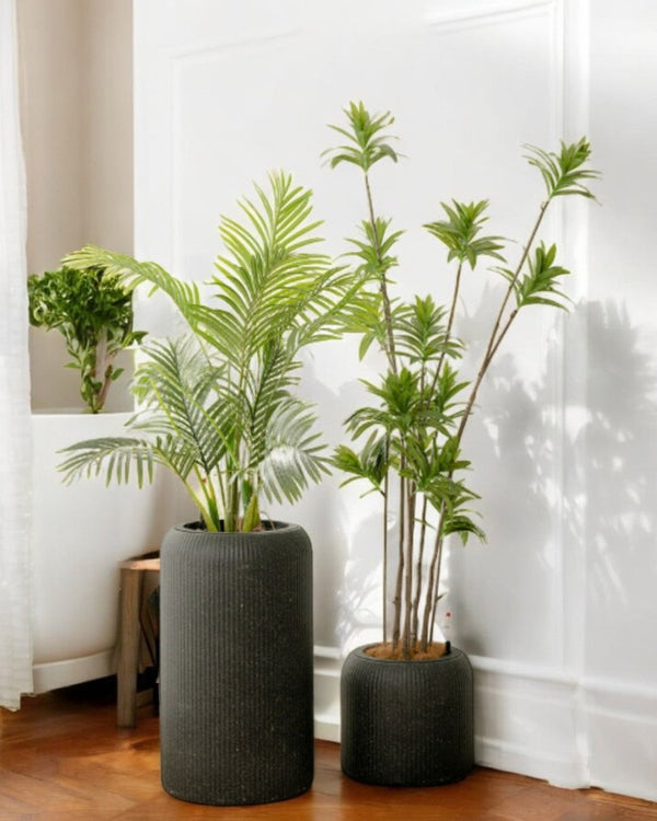 Stripes StoneBlast - HydroEase Pot - Large - Pots - 5708530991949 - Tumbleweed Plants - Online Plant Delivery Singapore