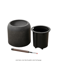 Stripes StoneBlast - HydroEase Pot - Large - Pots - 5708530991949 - Tumbleweed Plants - Online Plant Delivery Singapore