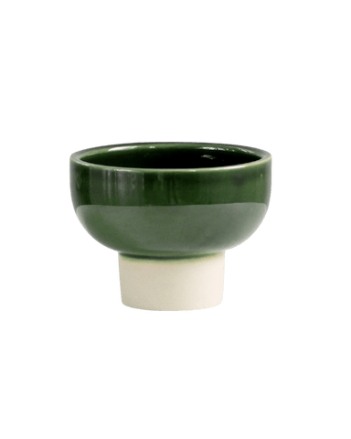 Two-Tone Bowl Pot - Green