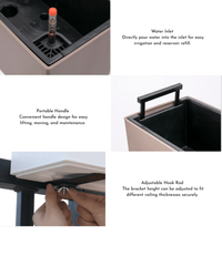 Viva HydroEase Planter Box - Pots - 4332965747708 - Tumbleweed Plants - Online Plant Delivery Singapore